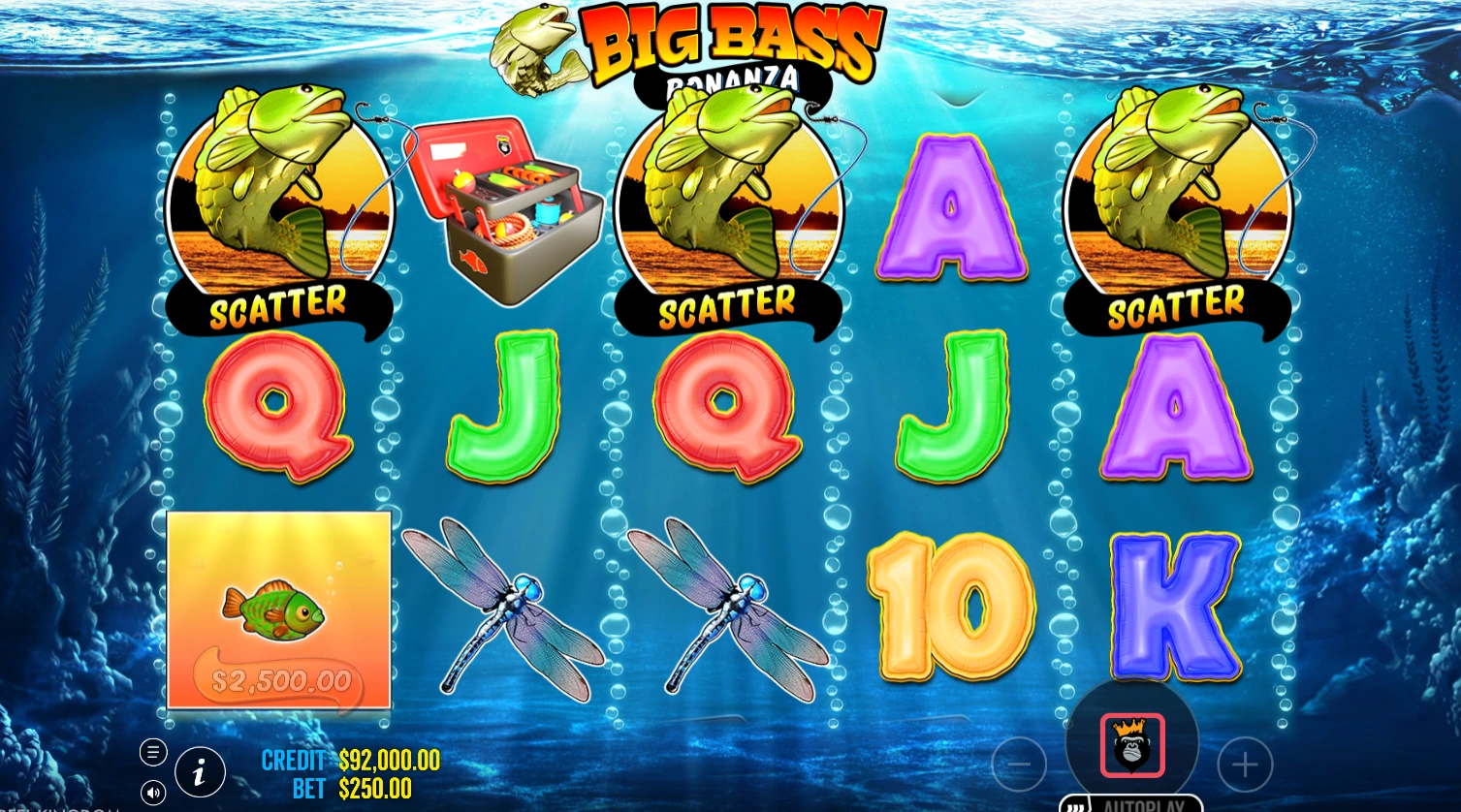 Big Bass Bonanza scatter