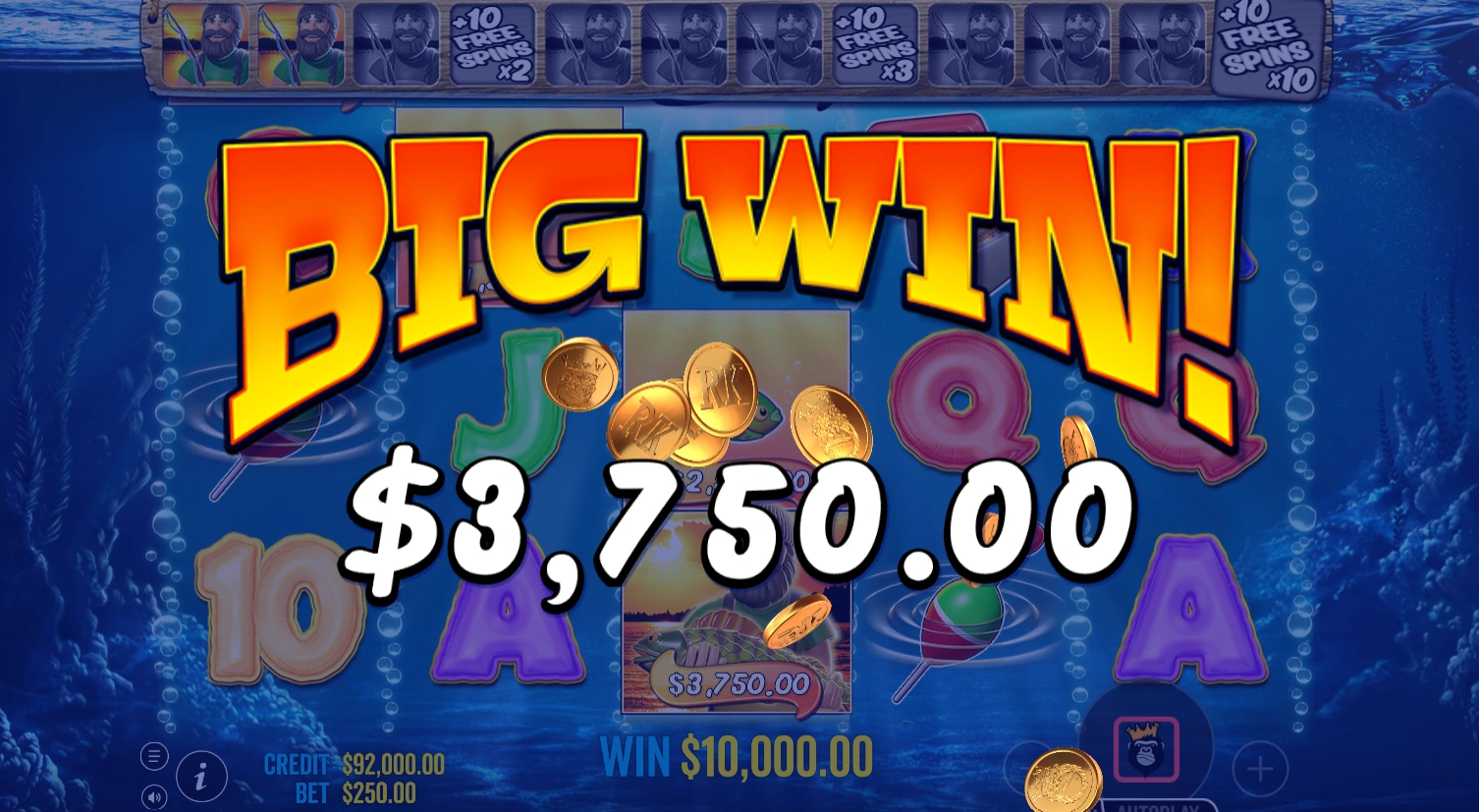 Big Bass Bonanza big win