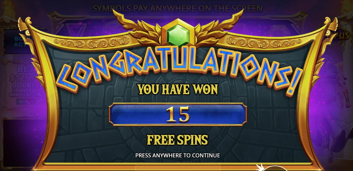 Gates of Olympus bonus