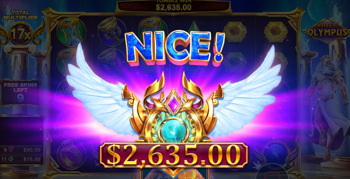 Gates of Olympus nice win