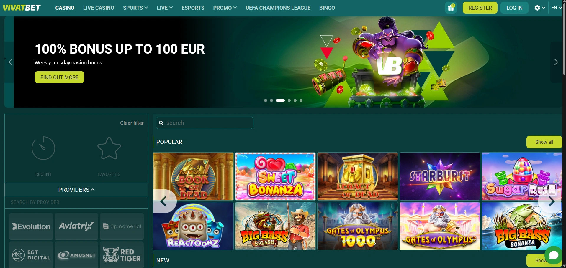Vivatbet casino